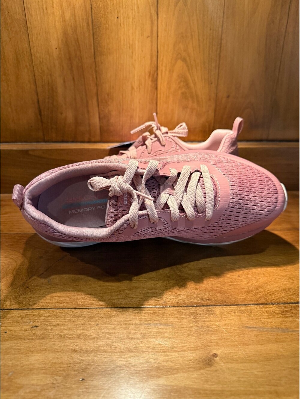 New Skechers Pink Memory Foam Athletic Sneakers Women's 8.5 - Picture 4 of 7
